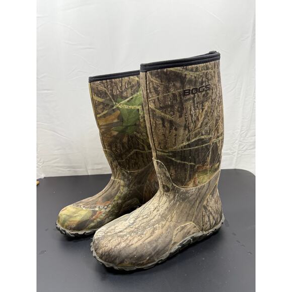 BOGS Classic High Men’s Size 11 Waterproof Camo Rubber Hunting Boots Insulated - Picture 1 of 7